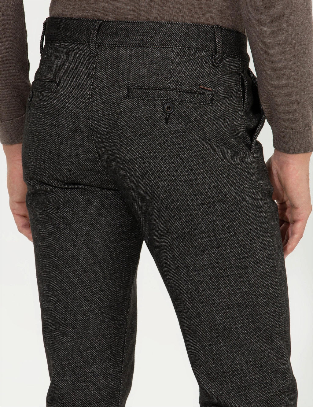 Antrasit Slim Fit Kanvas Pantolon - Pierre cardin фото 7