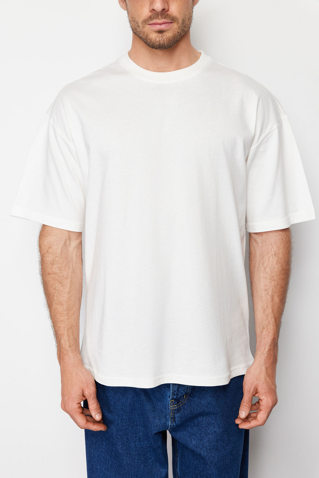 TRENDYOL MAN Lacivert Oversize/Genis Kesim %100 Pamuklu S?rt Bask?l? K?sa Kollu T-Shirt TMNSS23TS00168 - Trendyolmilla фото 20