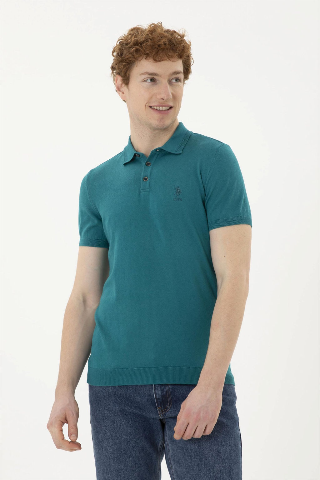 Мужской темно-зеленый свитер - U.s. polo assn фото 3