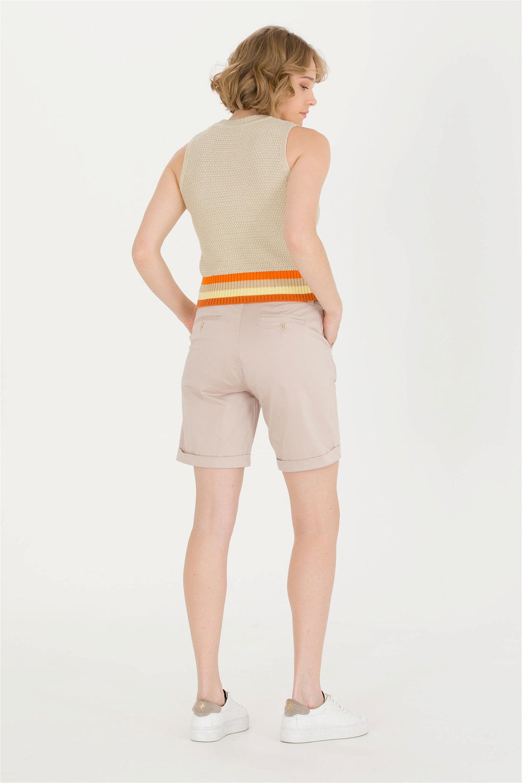 Женские шорты из каменной ткани Неожиданная скидка в корзине - U.s. polo assn фото 4