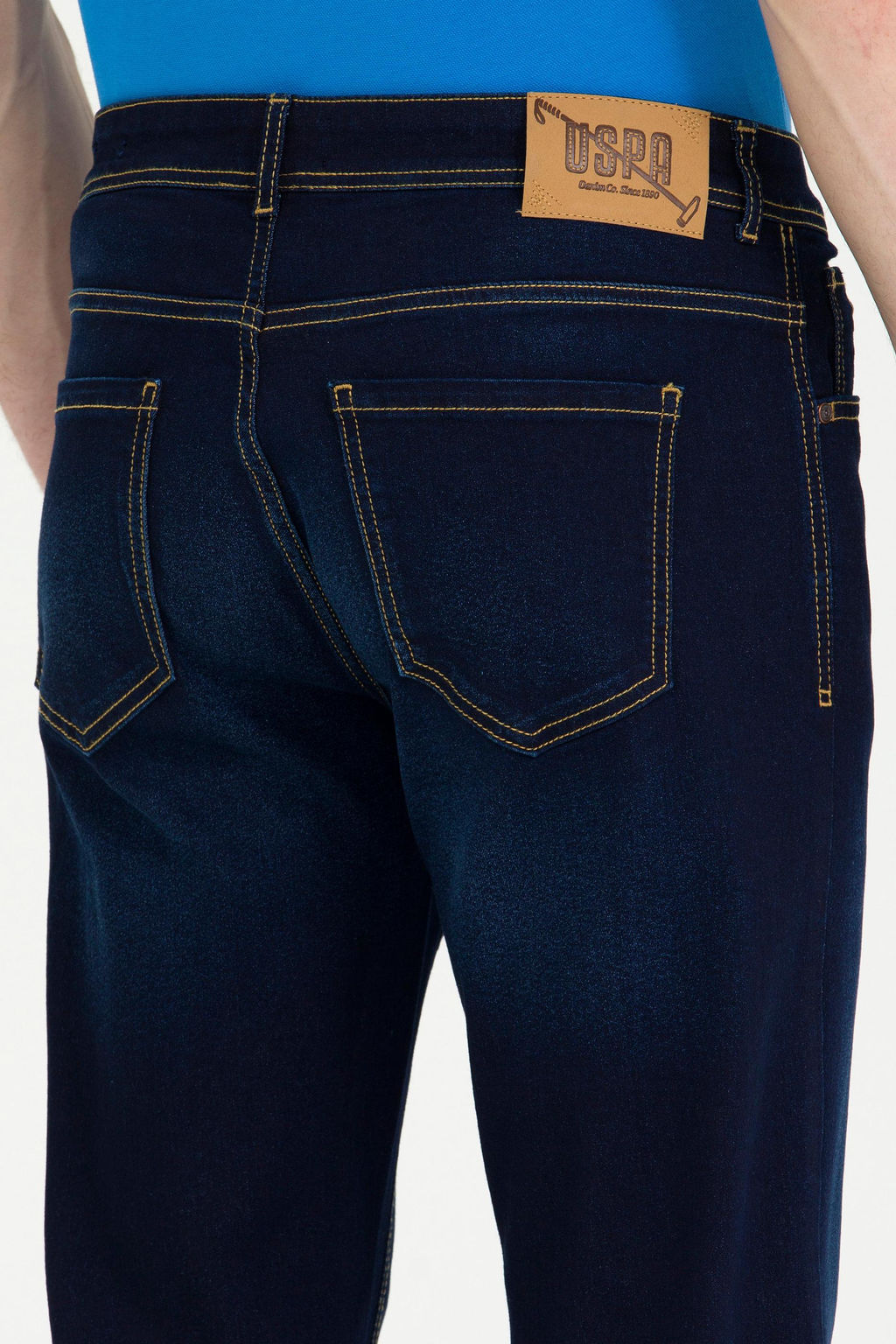 Мужские синие джинсовые брюки Неожиданная скидка в корзине - U.s. polo assn фото 14