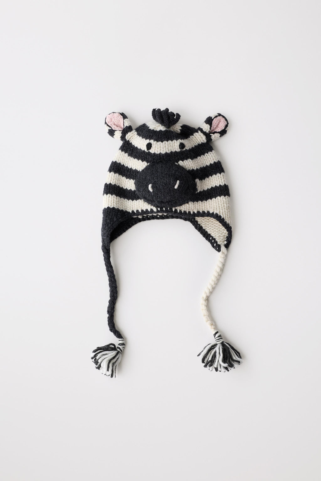 100% WOOL ZEBRA BEANIE LIMITED EDITION - Zara фото 10