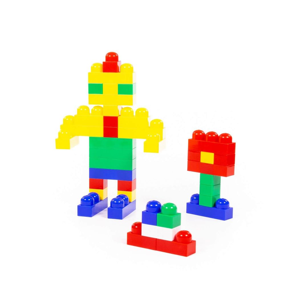 Конструктор Юниор (100 элементов) (в рюкзаке) - Полесье фото 2