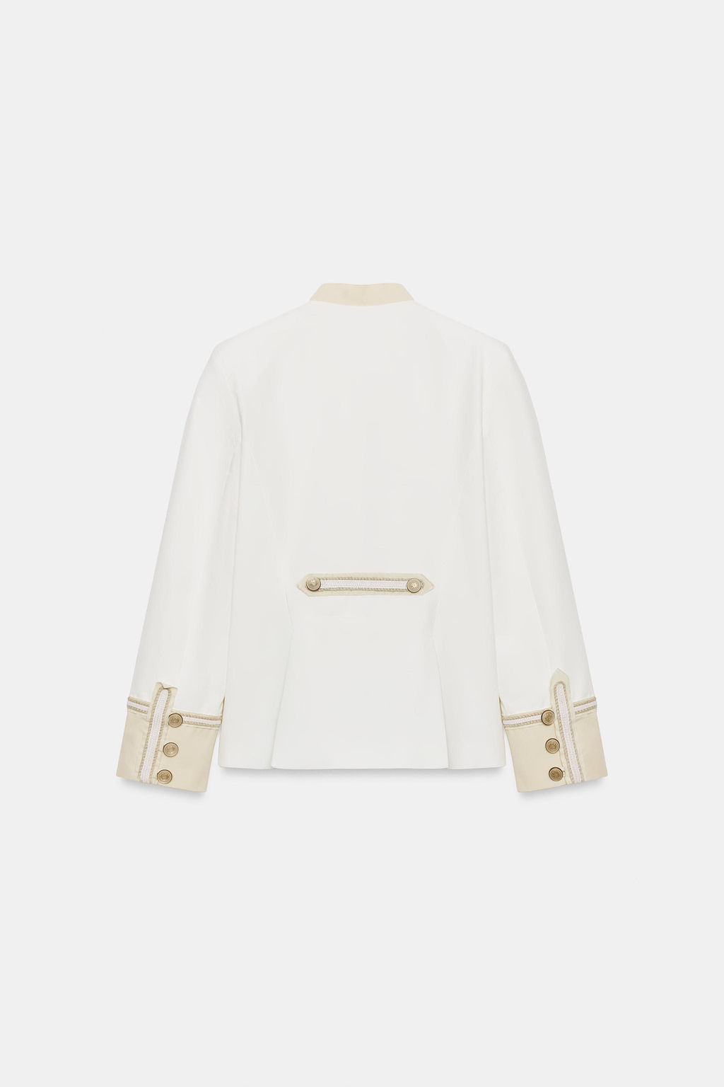 CHAQUETA ALAMARES ZW COLLECTION / Blanco - Zara фото 4