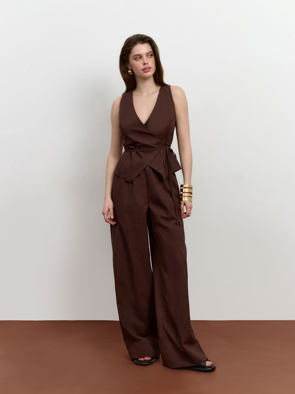 Брюки на резинке изо льна - Mollis фото 2