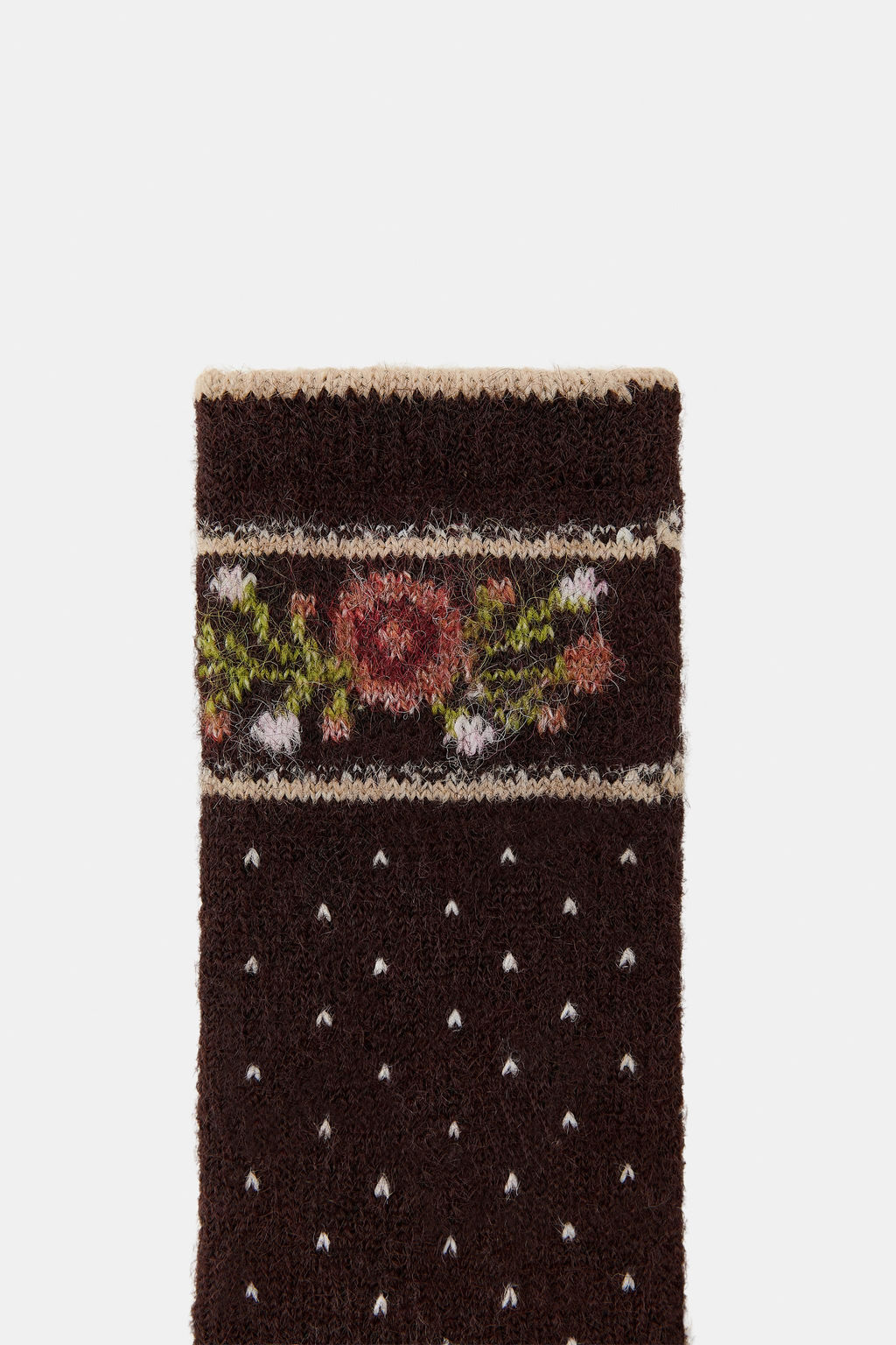 JACQUARD SPOT AND FLOWER SOCKS - Zara фото 2