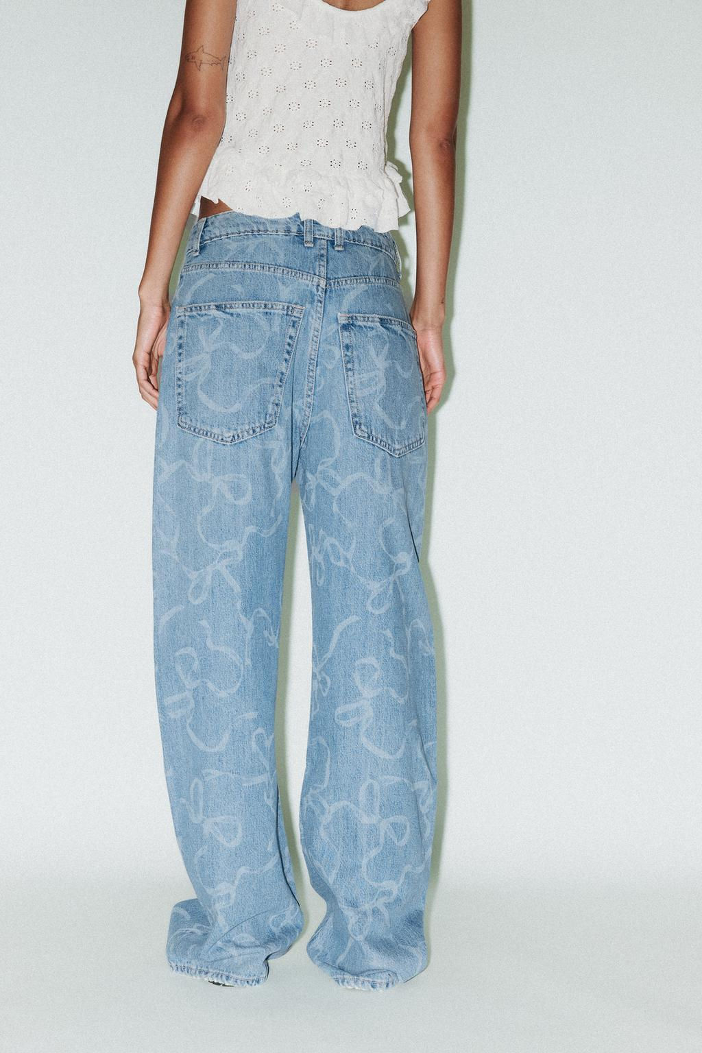 MID-RISE BAGGY TRF JEANS - Zara фото 5
