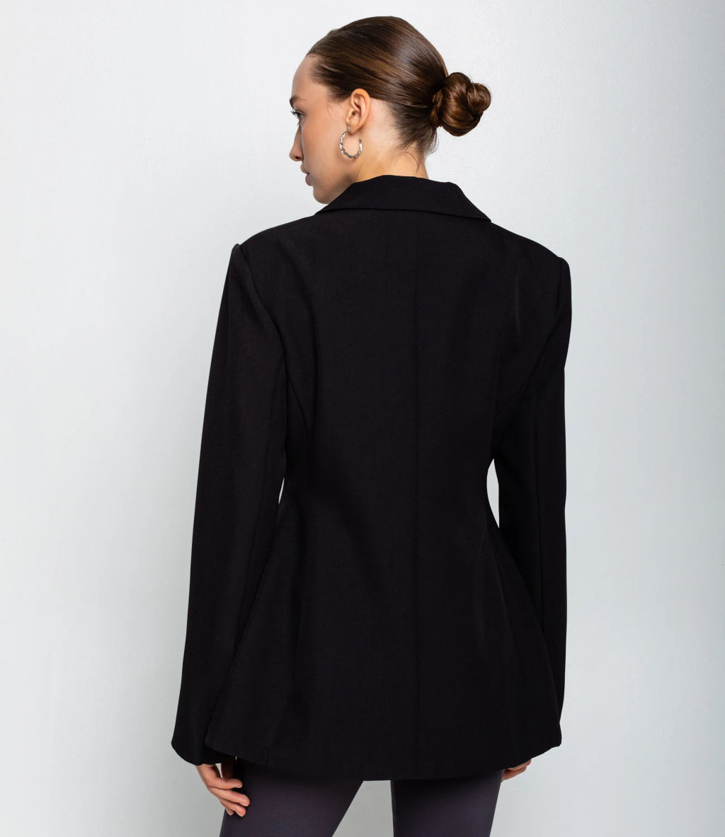 Жакет #КТ20723, чёрный