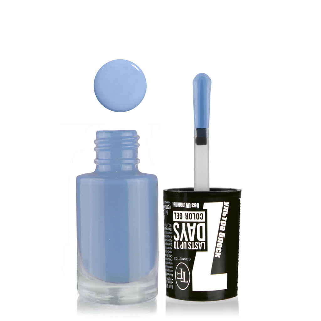 TF Лак для ногтей COLOR GEL тон 234 Sky blue/Небесно-голубой 8мл