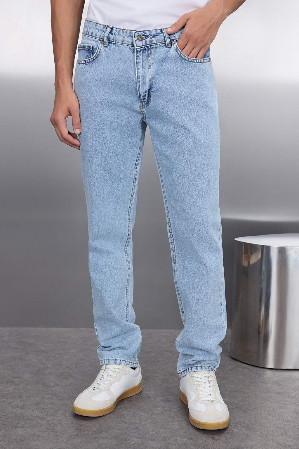 TRENDYOL MAN Mavi Regular Fit Jeans Kot Pantolon TMNSS22JE0231 - Trendyolmilla фото 19