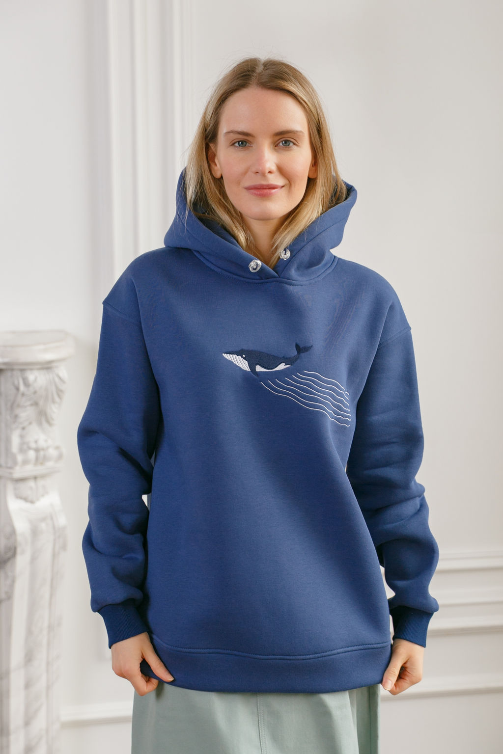 Толстовка женская Indigo Whale - Captain's mate фото 4