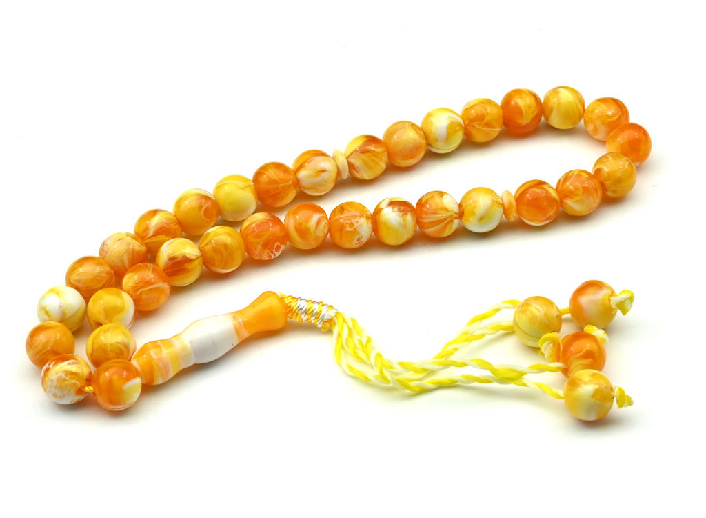 Четки шарик 12мм желтый, 37см