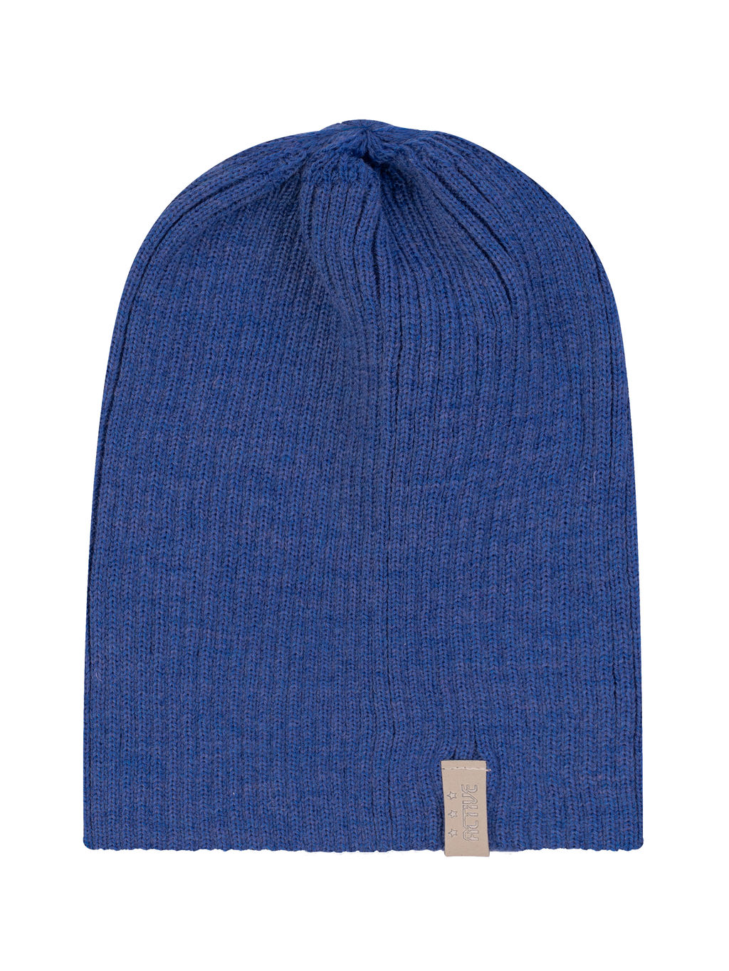 Шапка вязаная кобальт Ш-103 (58)