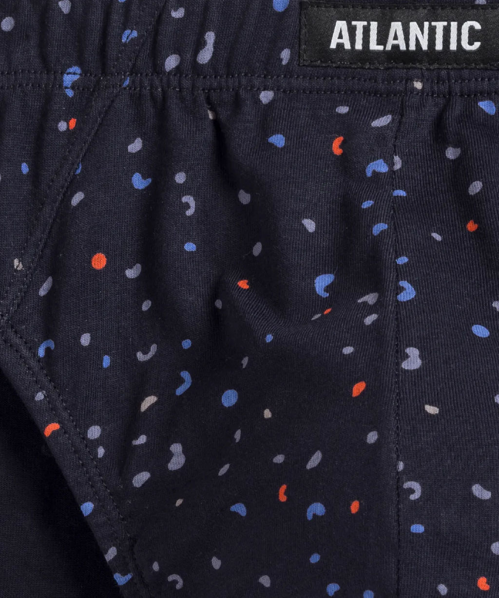 ATLANTIC 3MP-165 Трусы спорт Paint - набор 3 шт. графитовый + индиго + темно-синий  фото 2
