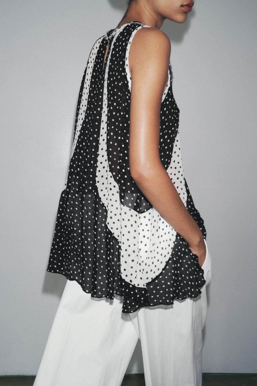 ZW COLLECTION POLKA DOT TOP