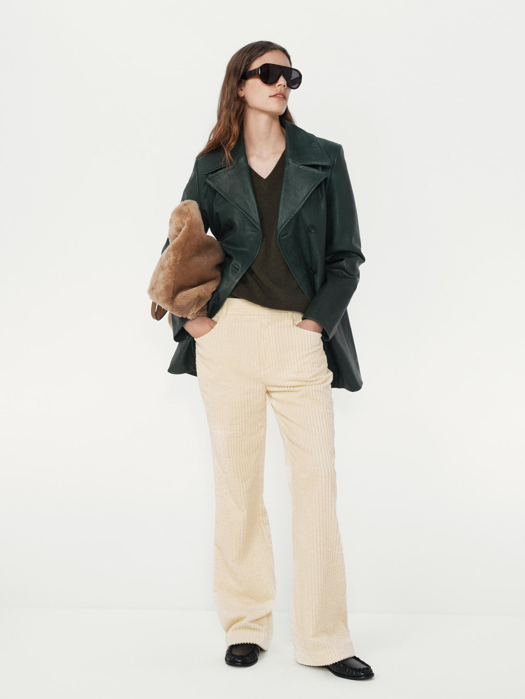 FLARE CORDUROY TROUSERS - THE ITEM ZARA WOMAN