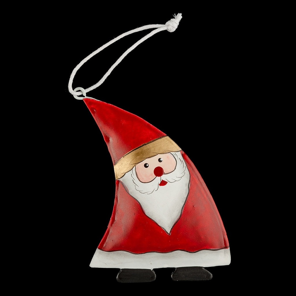 Цена за 1 шт. Украшение ErichKrause Decor Дед Мороз 11 см, металл