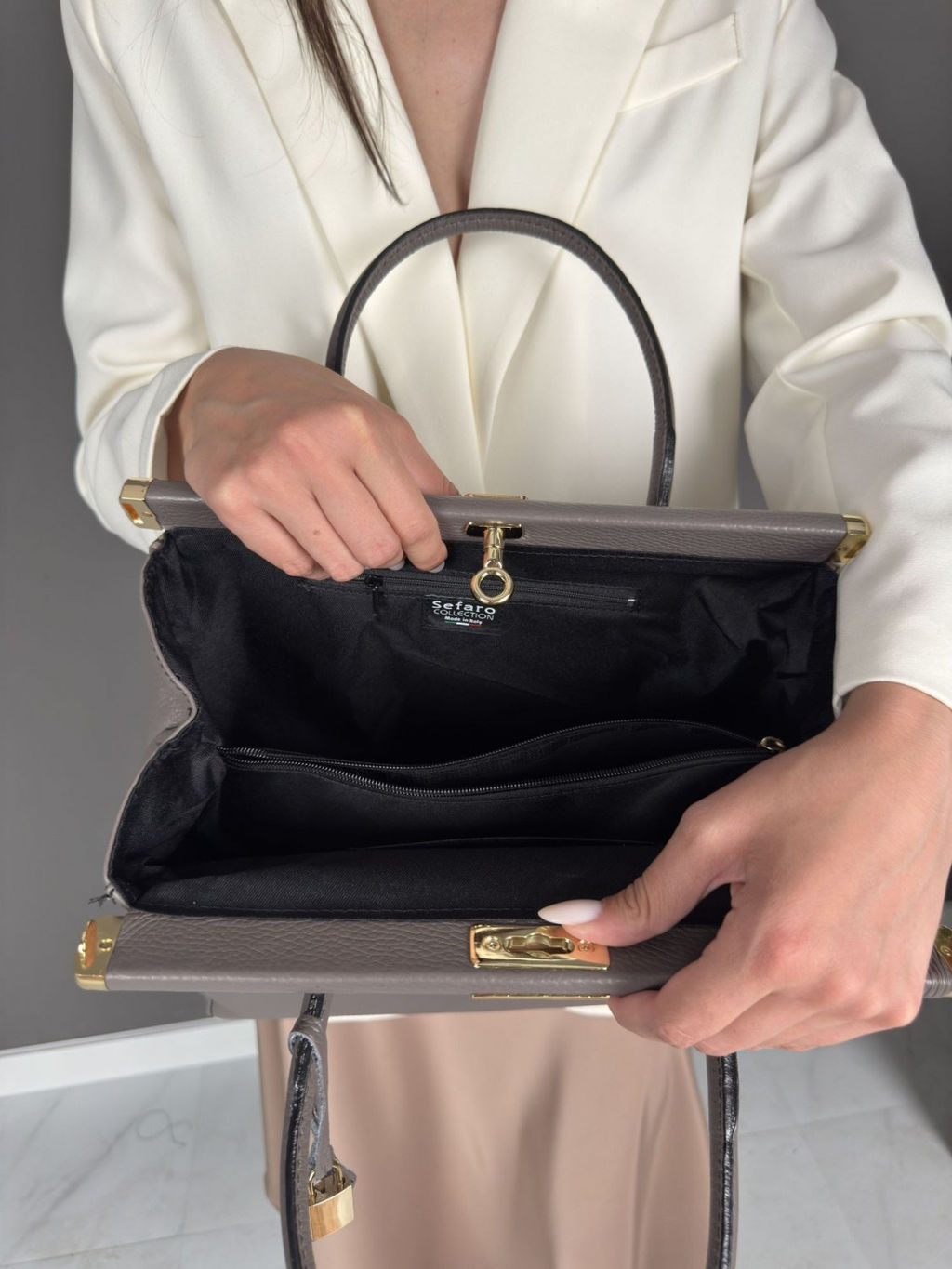 Сумка женская из телячьей кожи