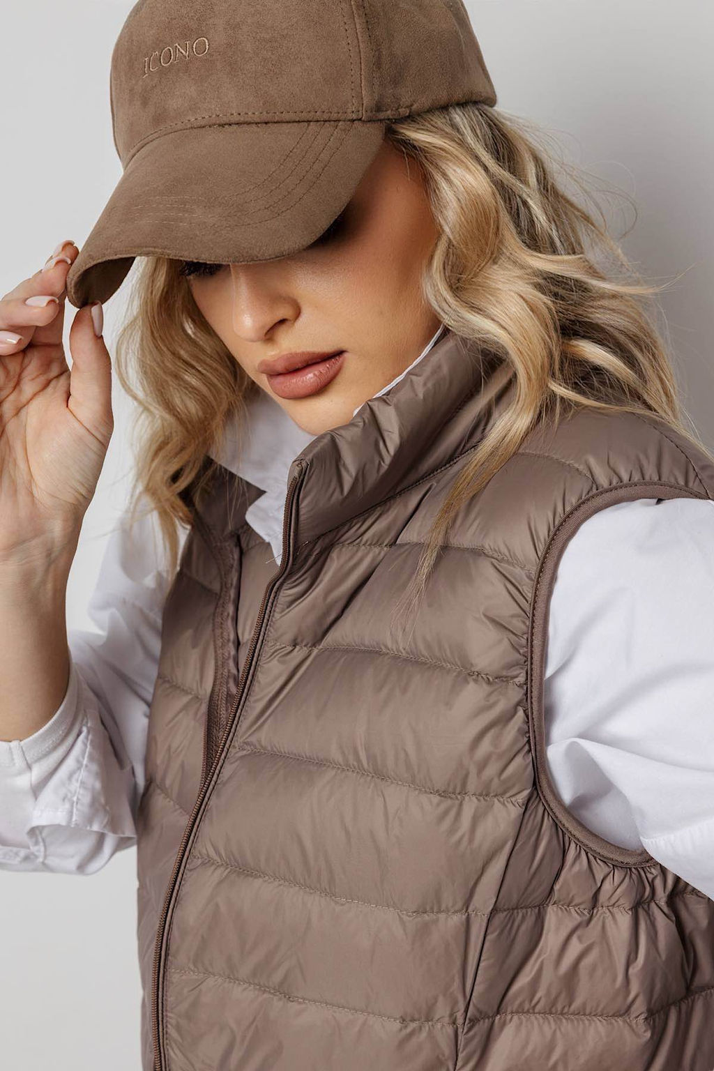 Жилет женский 2001/01/Мокко