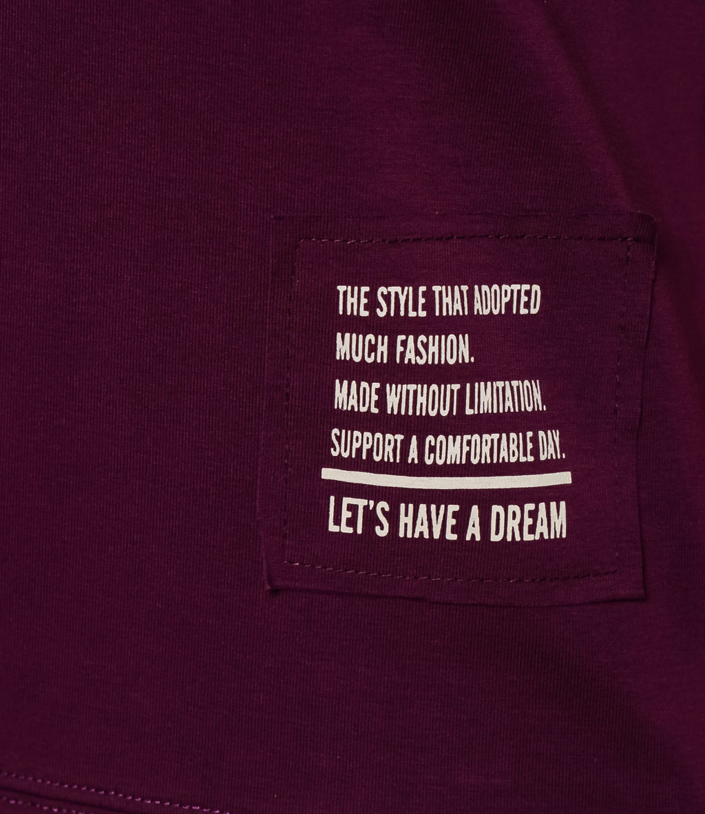 Футболка #КТ0467-55, фиолетовый