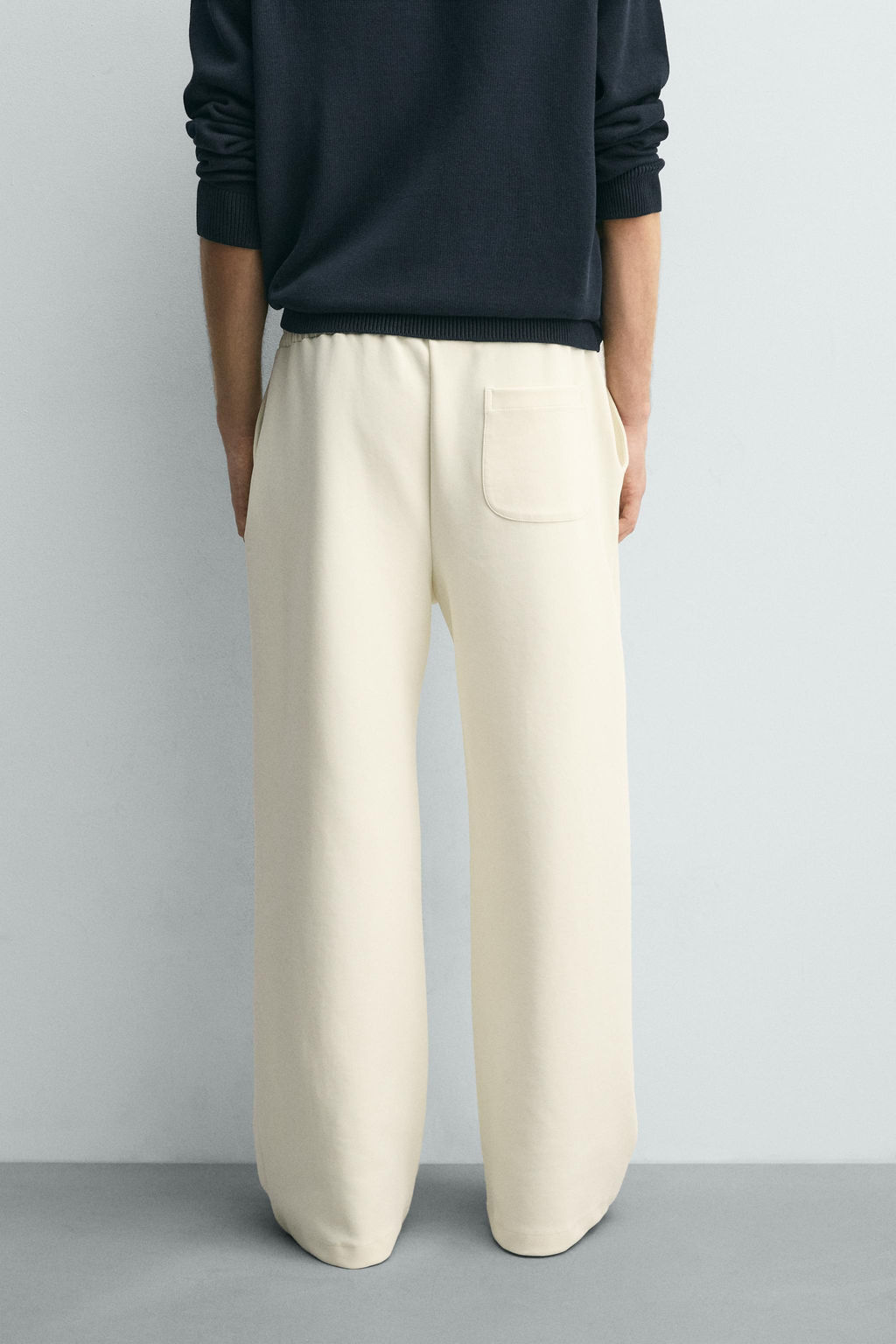 PANTAL?N JOGGER T?CNICO COSTURA / Crudo - Zara фото 3