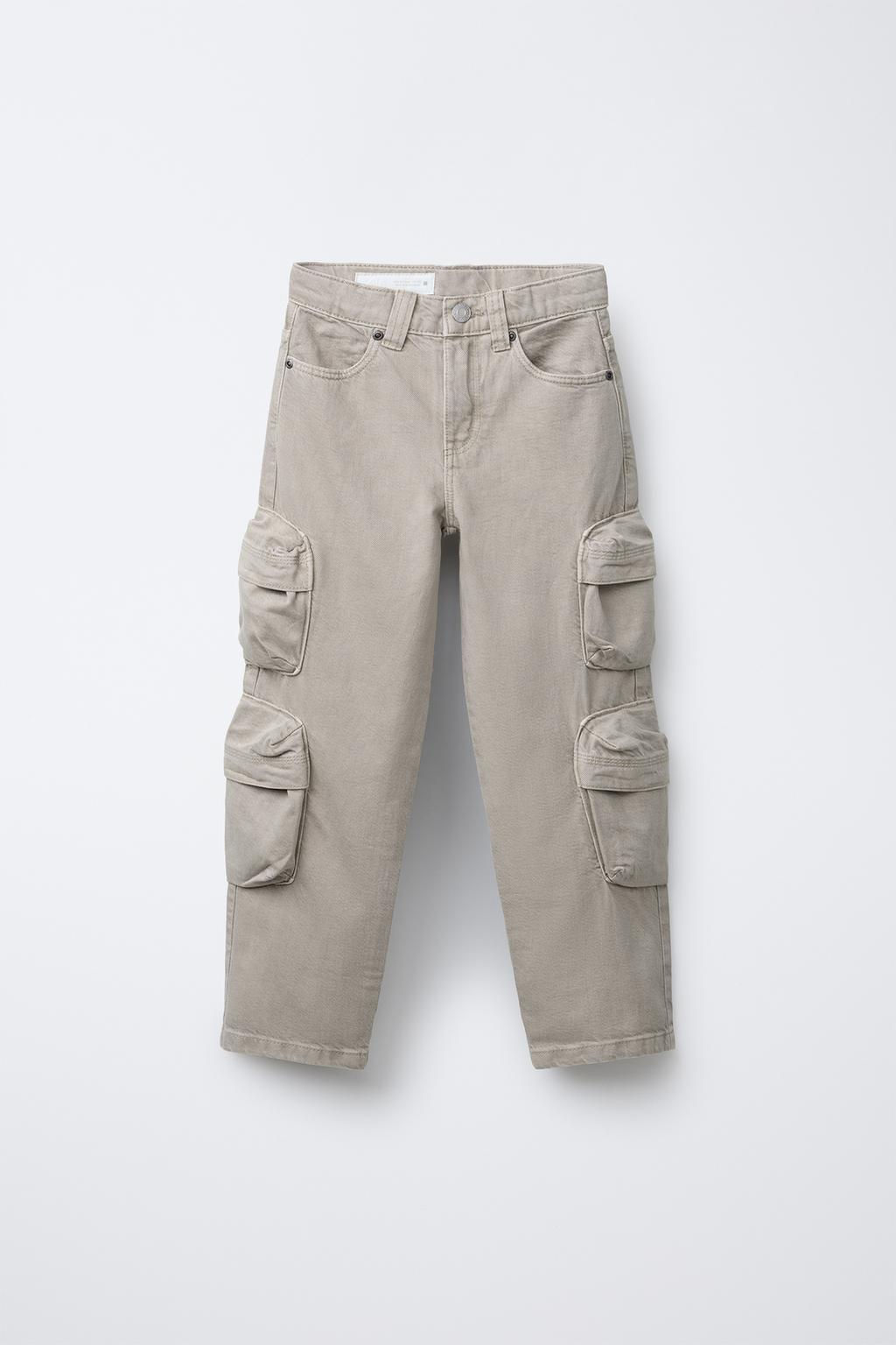 WIDE-LEG MULTICARGO TROUSERS - Zara фото 6
