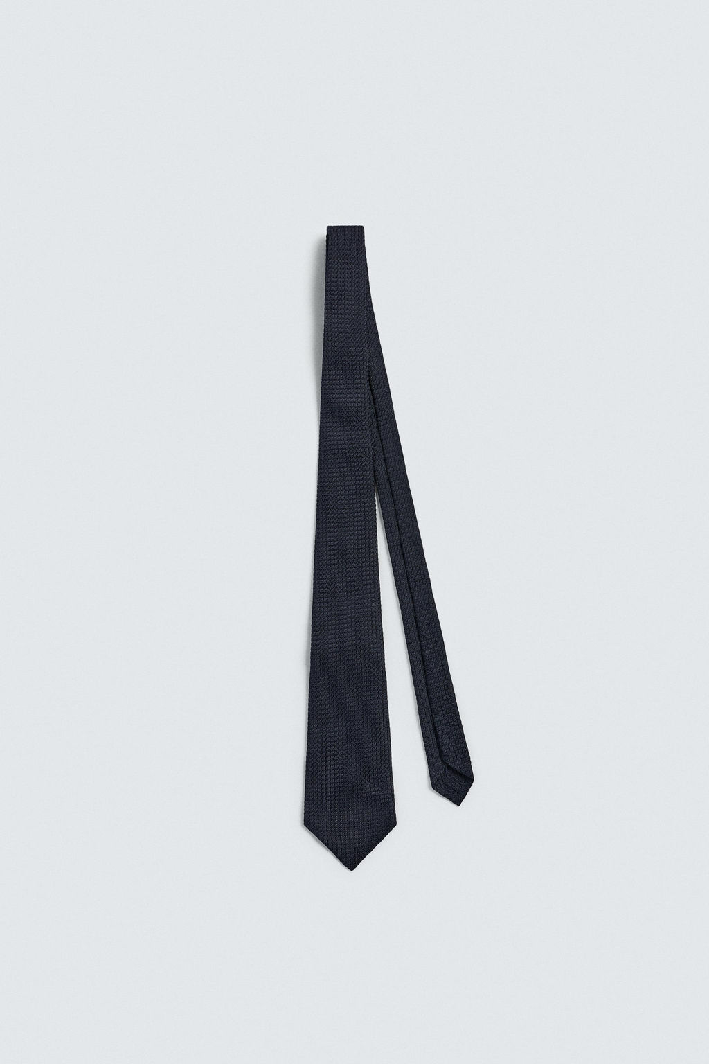 CORBATA ESTRUCTURA 100%SEDA AARON LEVINE X ZARA / Marino  фото 3