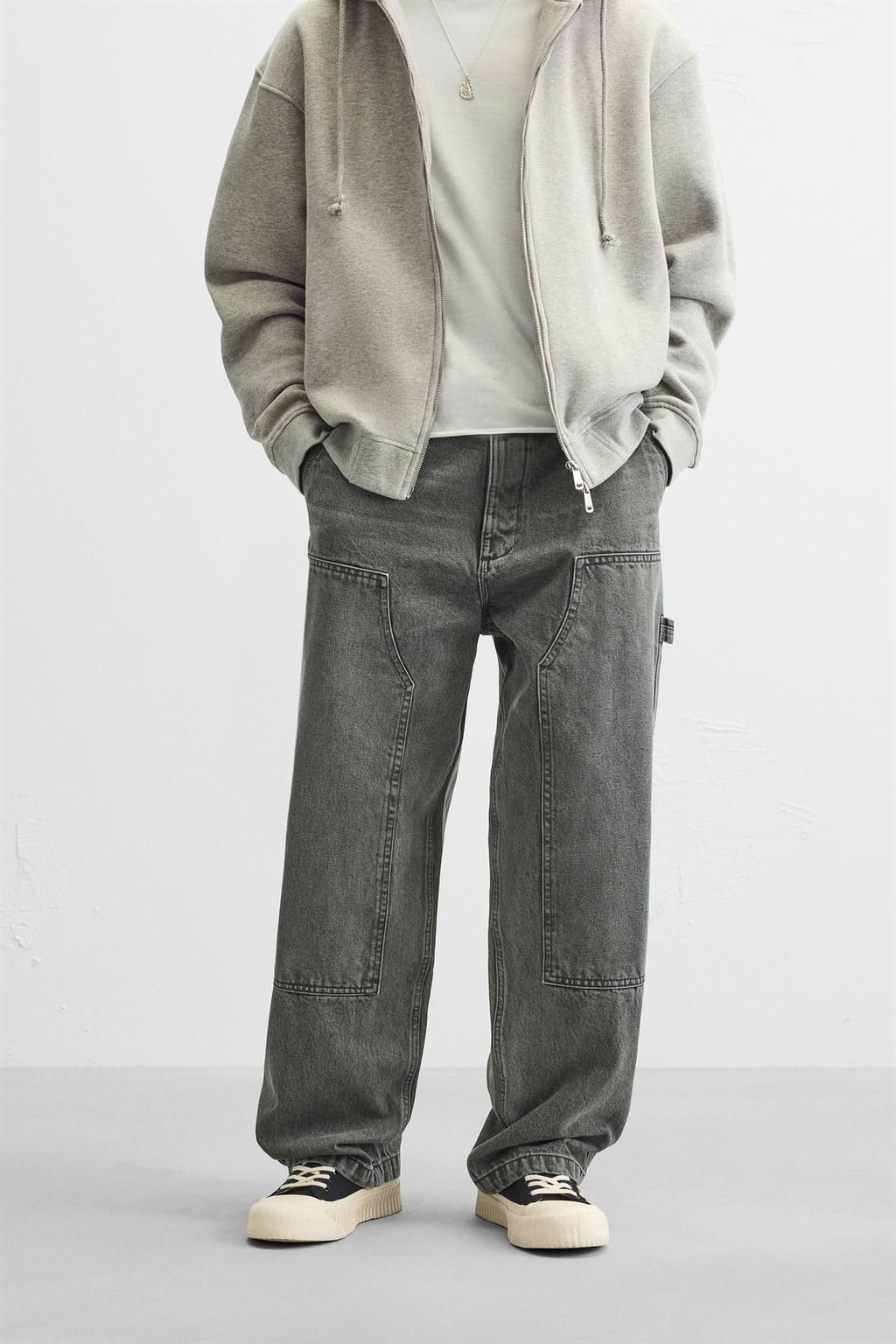 FADED CARPENTER POCKET TROUSERS - Zara фото 2