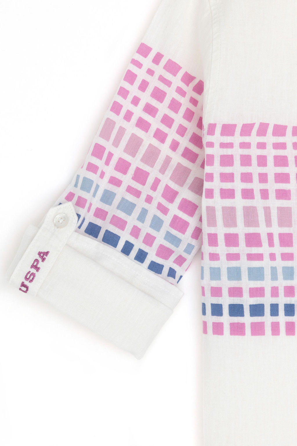 Фиолетовая рубашка с длинным рукавом для мальчика Неожиданная скидка в корзине - U.s. polo assn фото 5