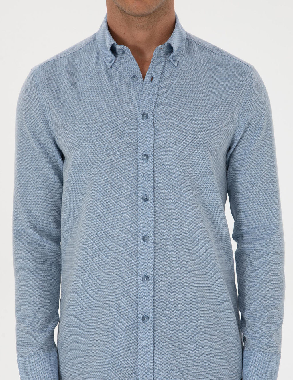 Mavi Slim Fit Uzun Kollu G_mlek - Pierre cardin фото 6
