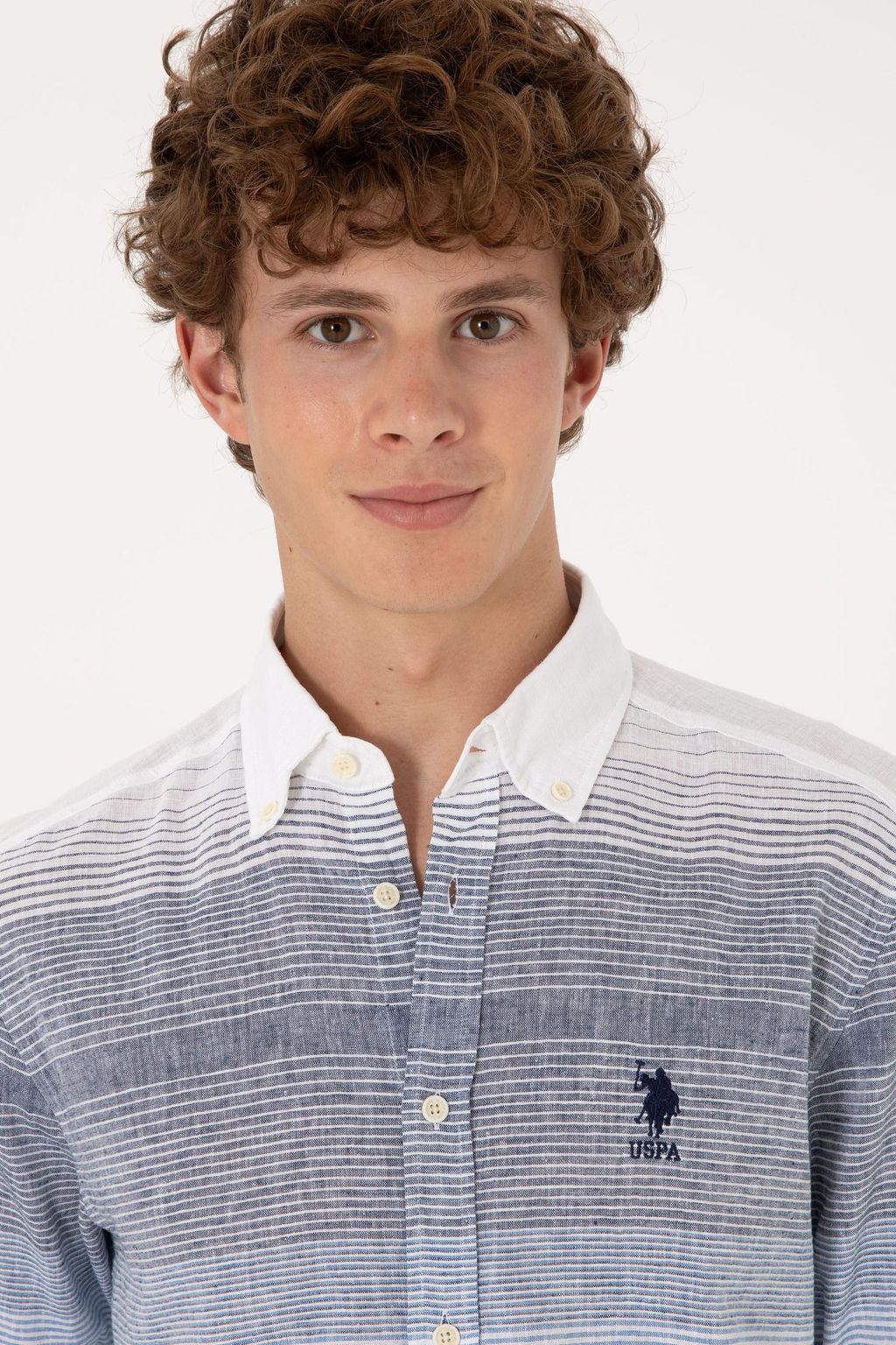 Erkek _ndigo Uzun Kollu G_mlek Sepette S_rpriz _ndirim - U.s. polo assn фото 2