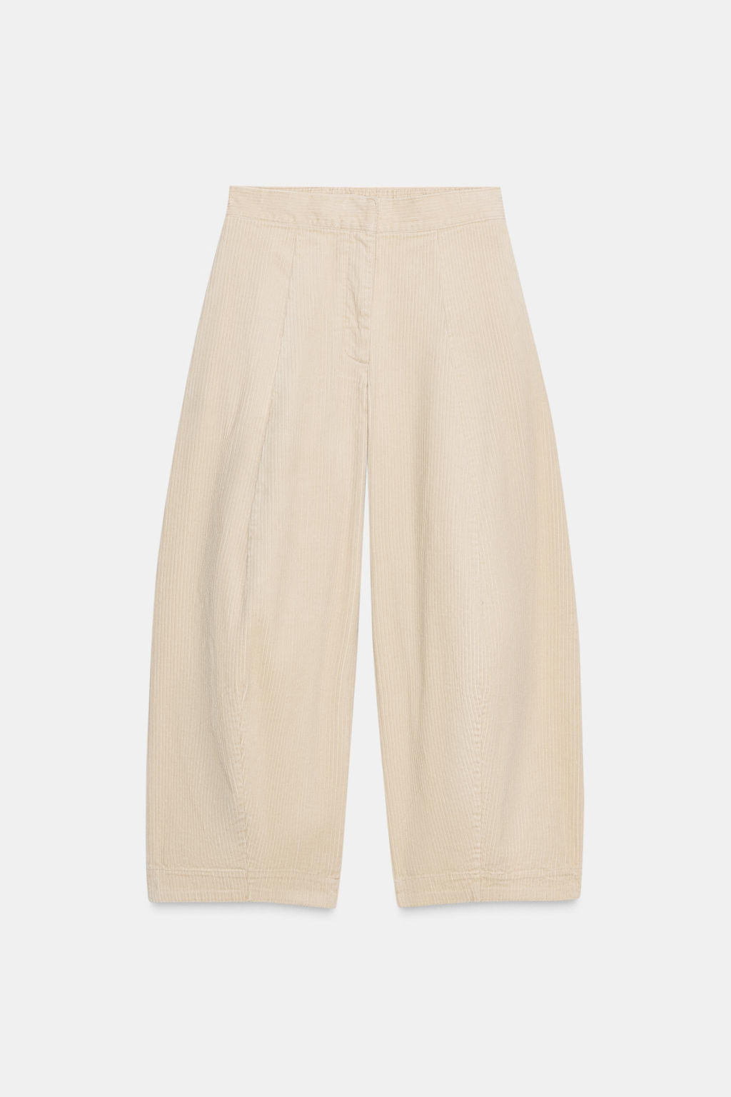 ZW COLLECTION BARREL CORDUROY TROUSERS - Zara фото 4