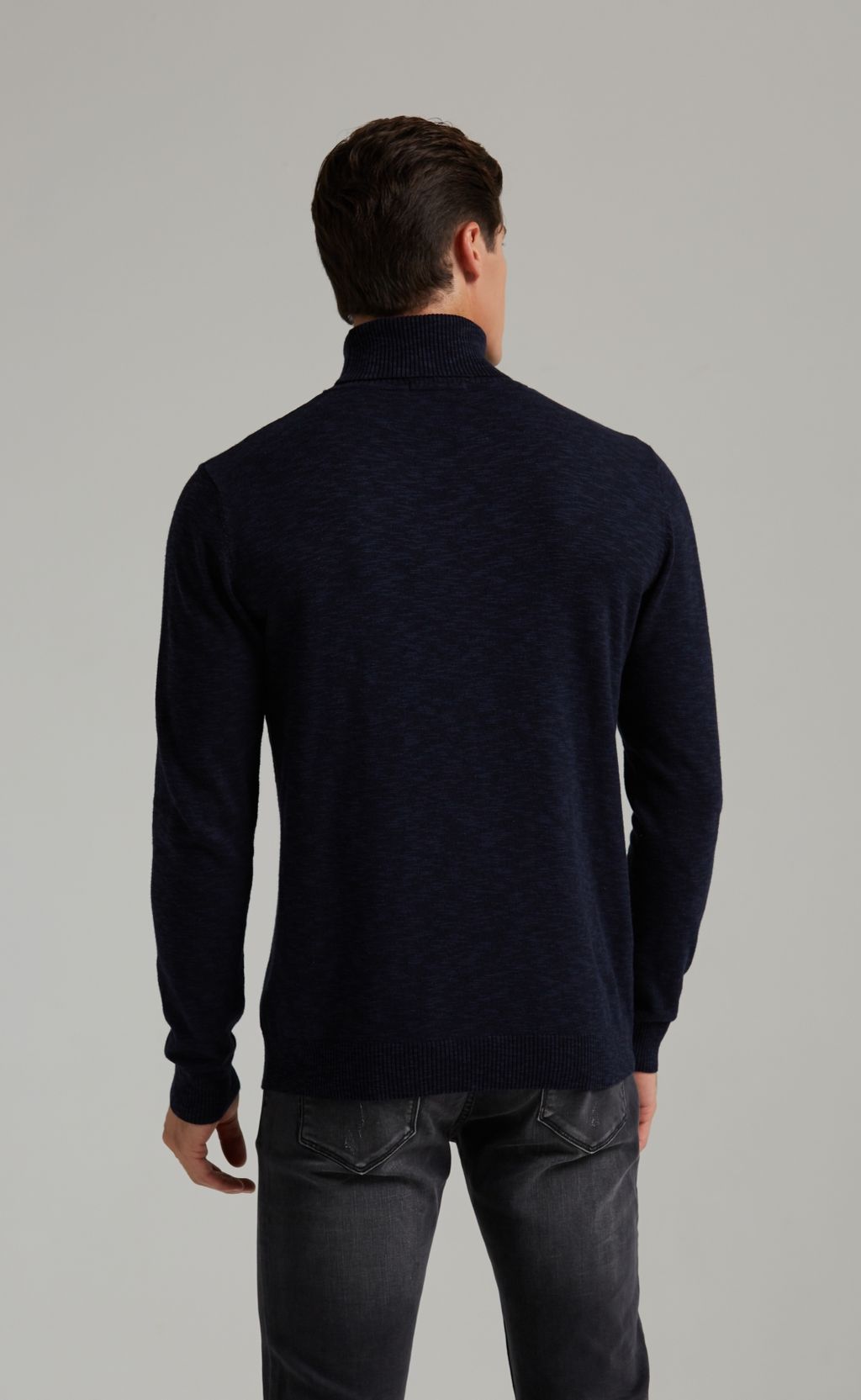 Водолазка F021-15608 indigo melange - Fine joyce фото 2