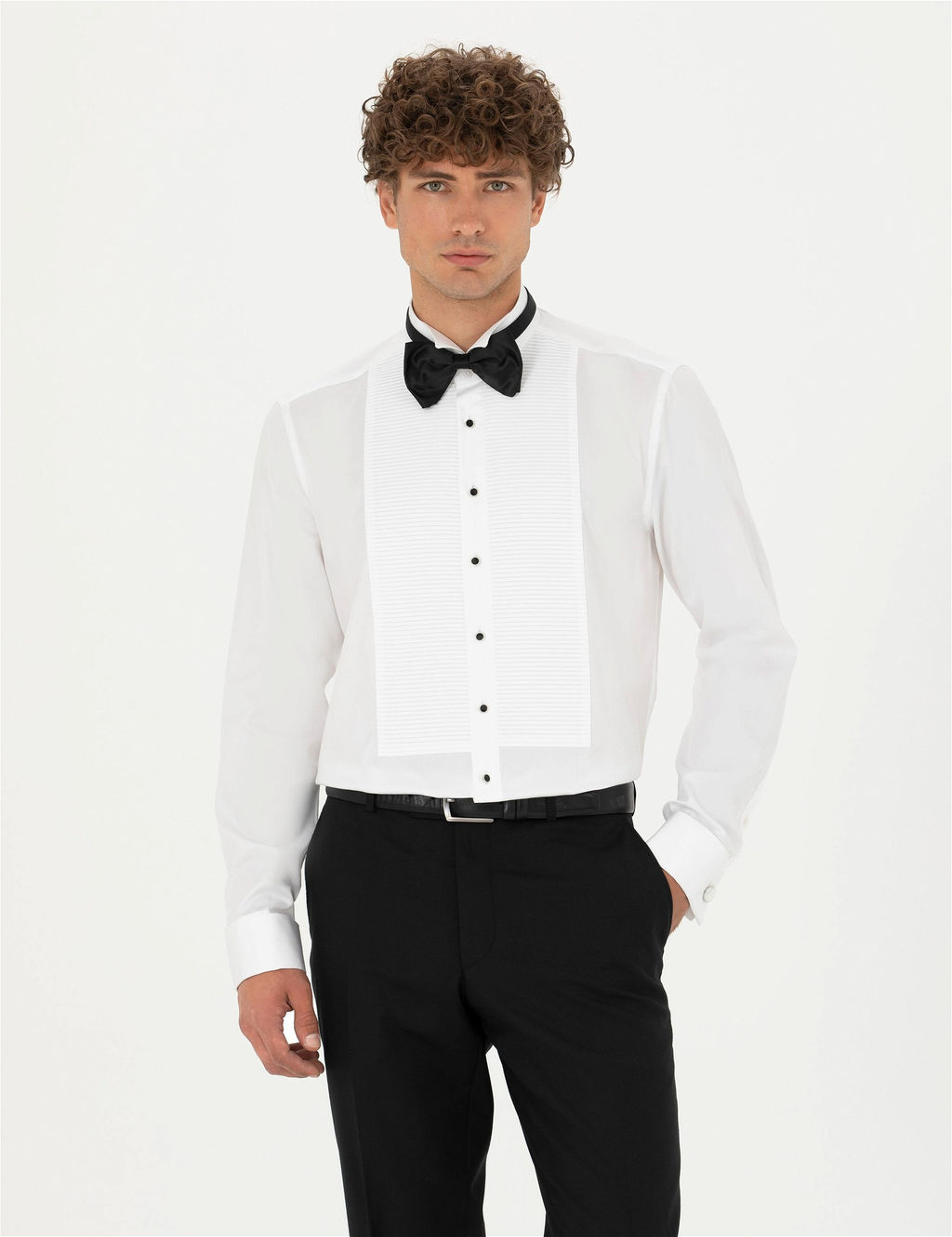 Beyaz Slim Fit Smokin G_mlek - Pierre cardin фото 3