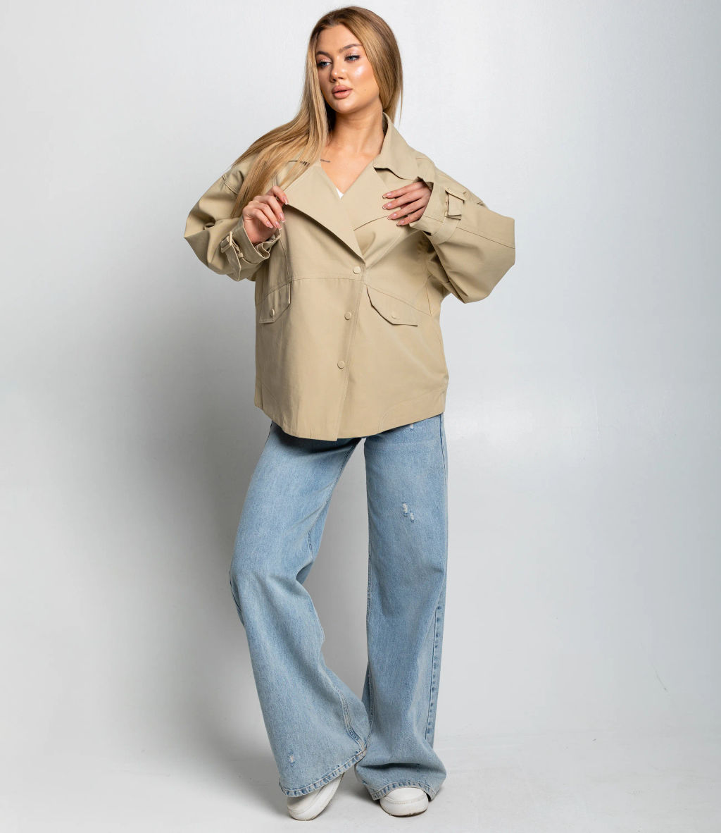 Куртка #КТ2601 (1), бежевый