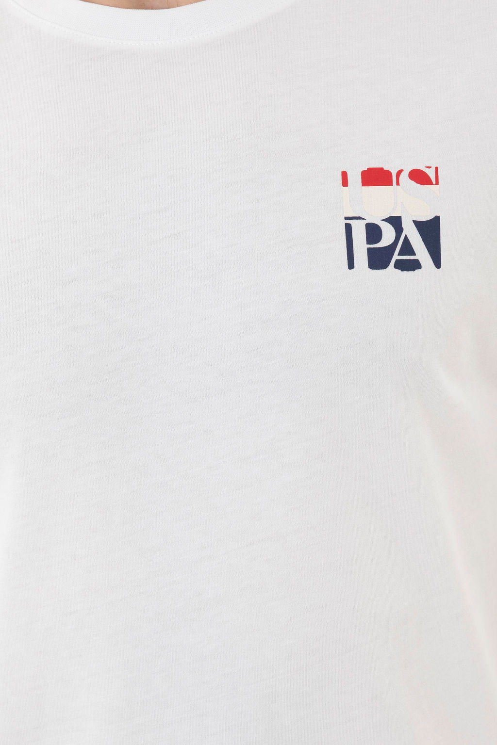 Футболка U.S. Polo Assn белая из хлопка  фото 14