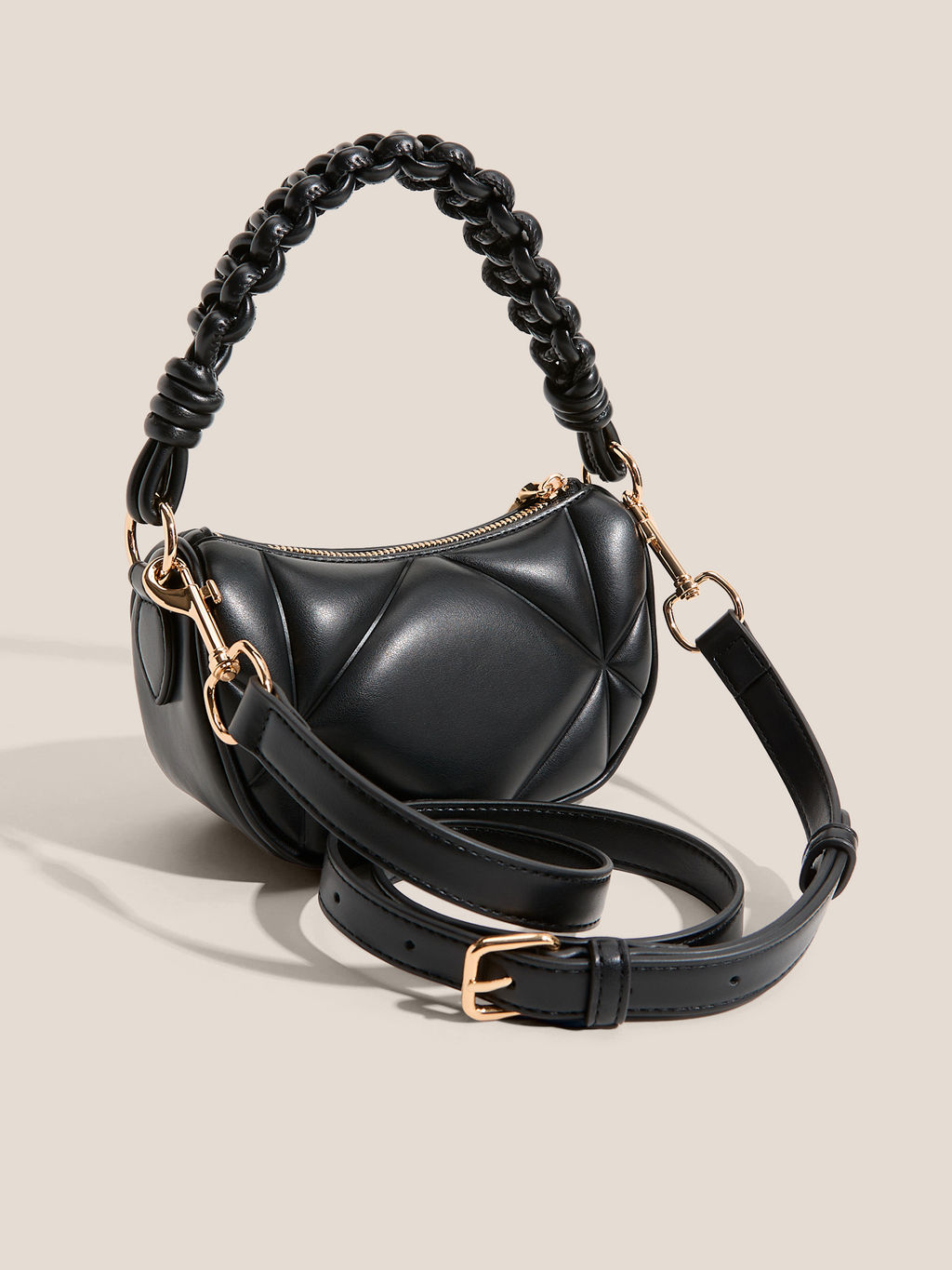 Женская сумка с ручкой LOVE MOSCHINO EMBOSSED Q Артикул 4625923, черный  фото 3