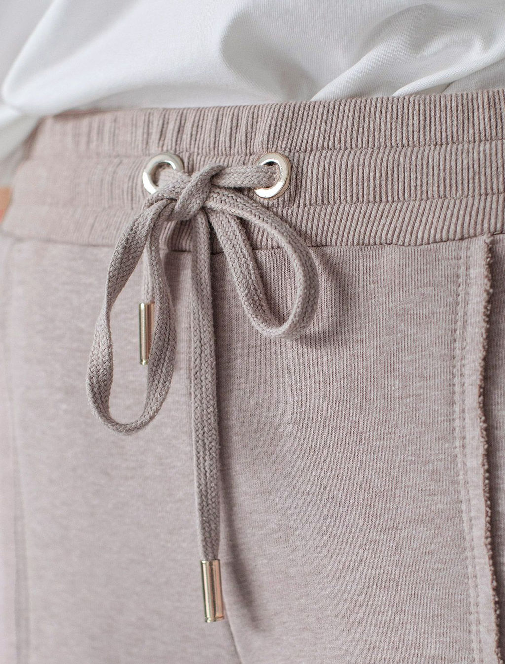 Брюки прямые из премиального футера двухнитки с эластаном