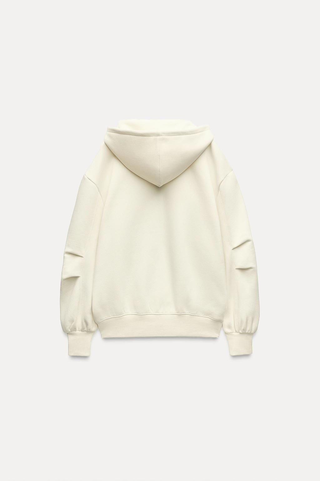 OVERSIZE ZIP-UP HOODIE - Zara фото 8
