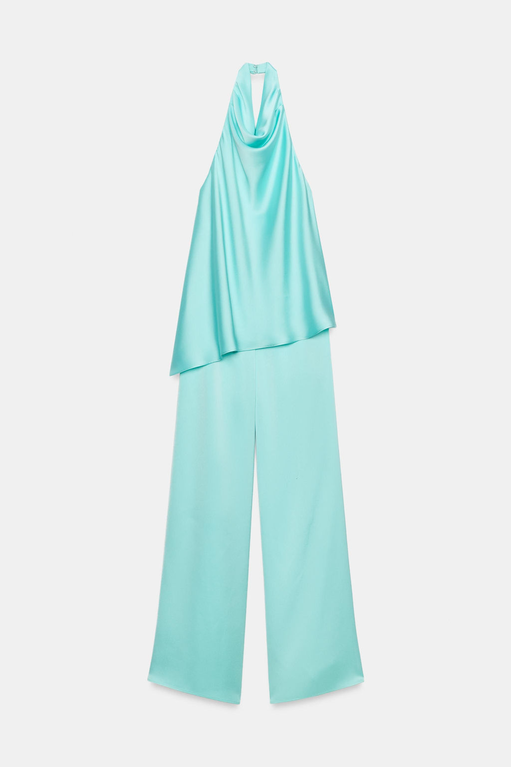 MONO HALTER SATINADO / Turquesa - Zara фото 6