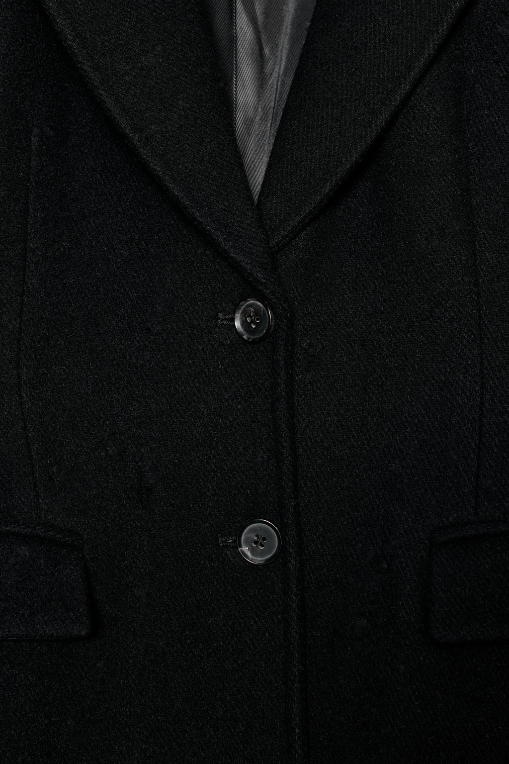 WOOL COAT WITH FAUX FUR COLLAR ZW COLLECTION - Zara фото 8