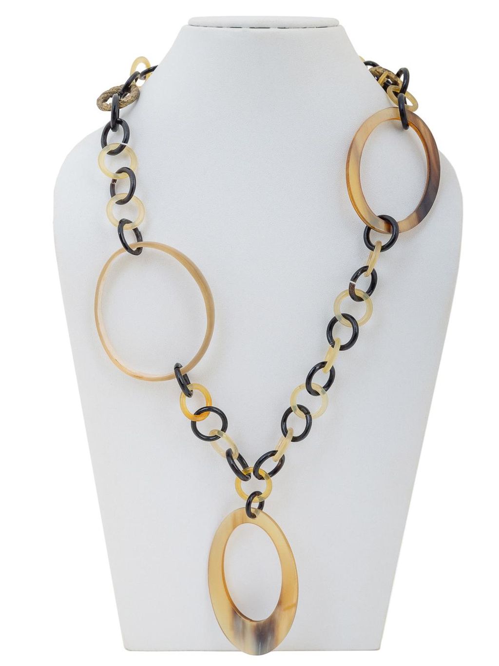 Украшение бусы из рога № Р-005