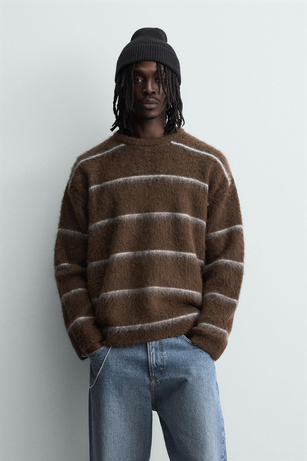 STRIPED TEXTURED JUMPER - Zara фото 2