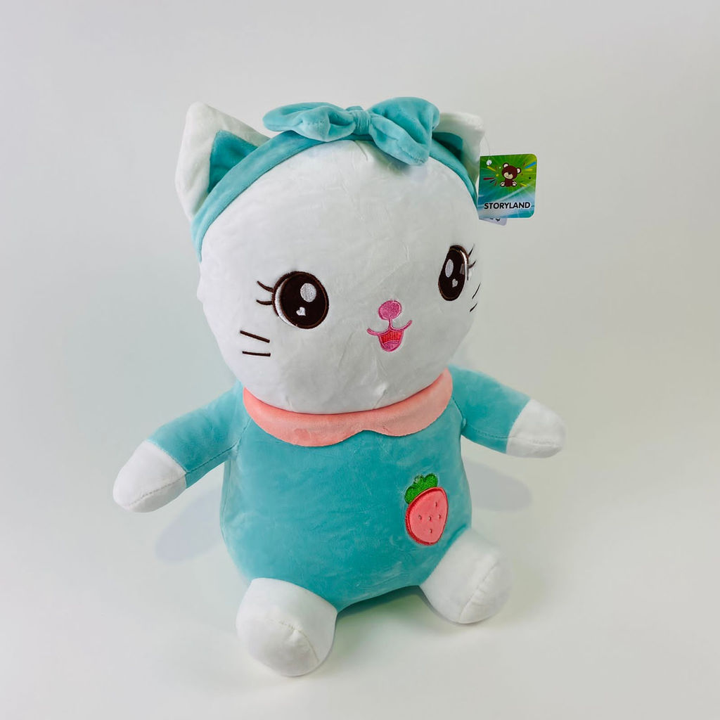 Мягкая игрушка Кошка с ягодкой на животе 45 см - Storyland фото 6