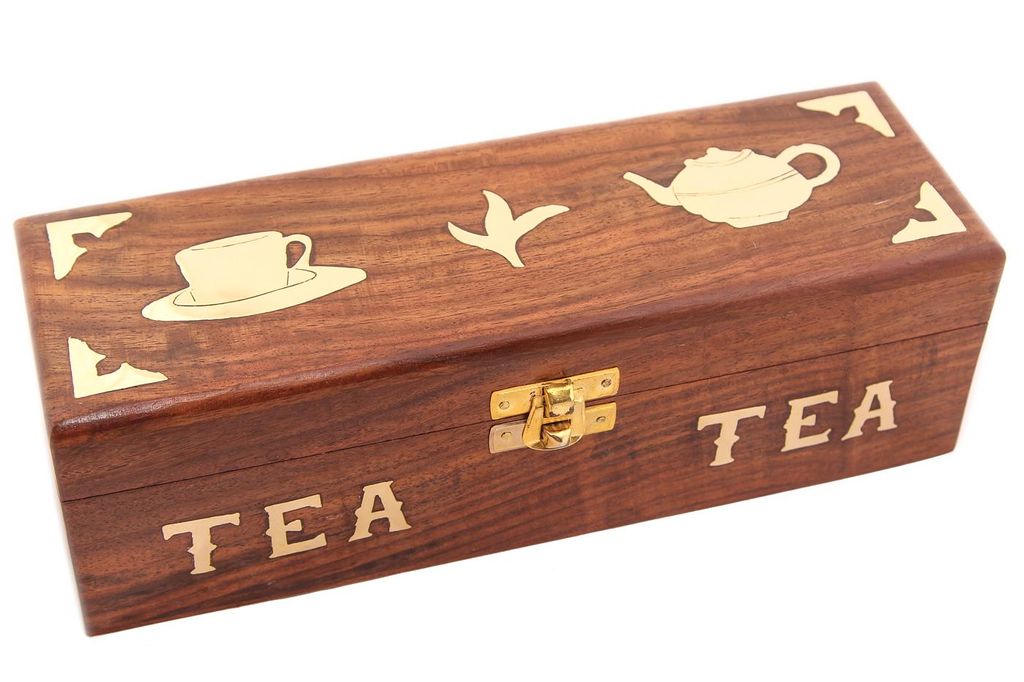 Шкатулка под чай 8*23*8 № Шк5296 (дерево) - Ганг фото 3