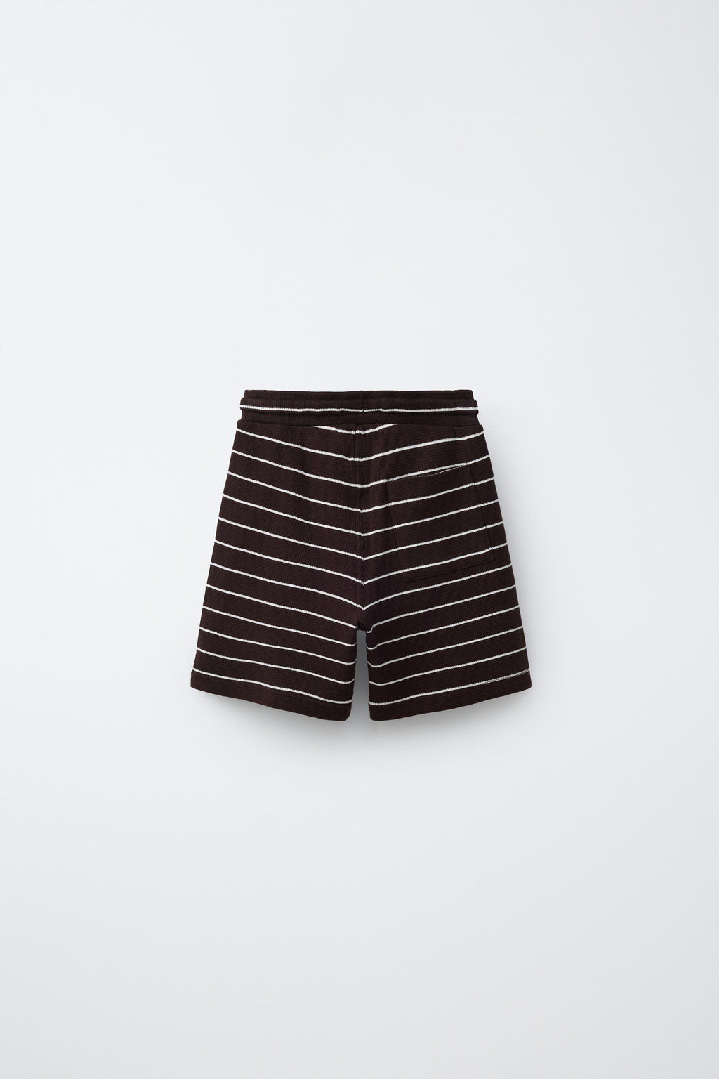 CONJUNTO WAFFLE CAMISA Y BERMUDA RAYAS / Marr?n - Zara фото 6