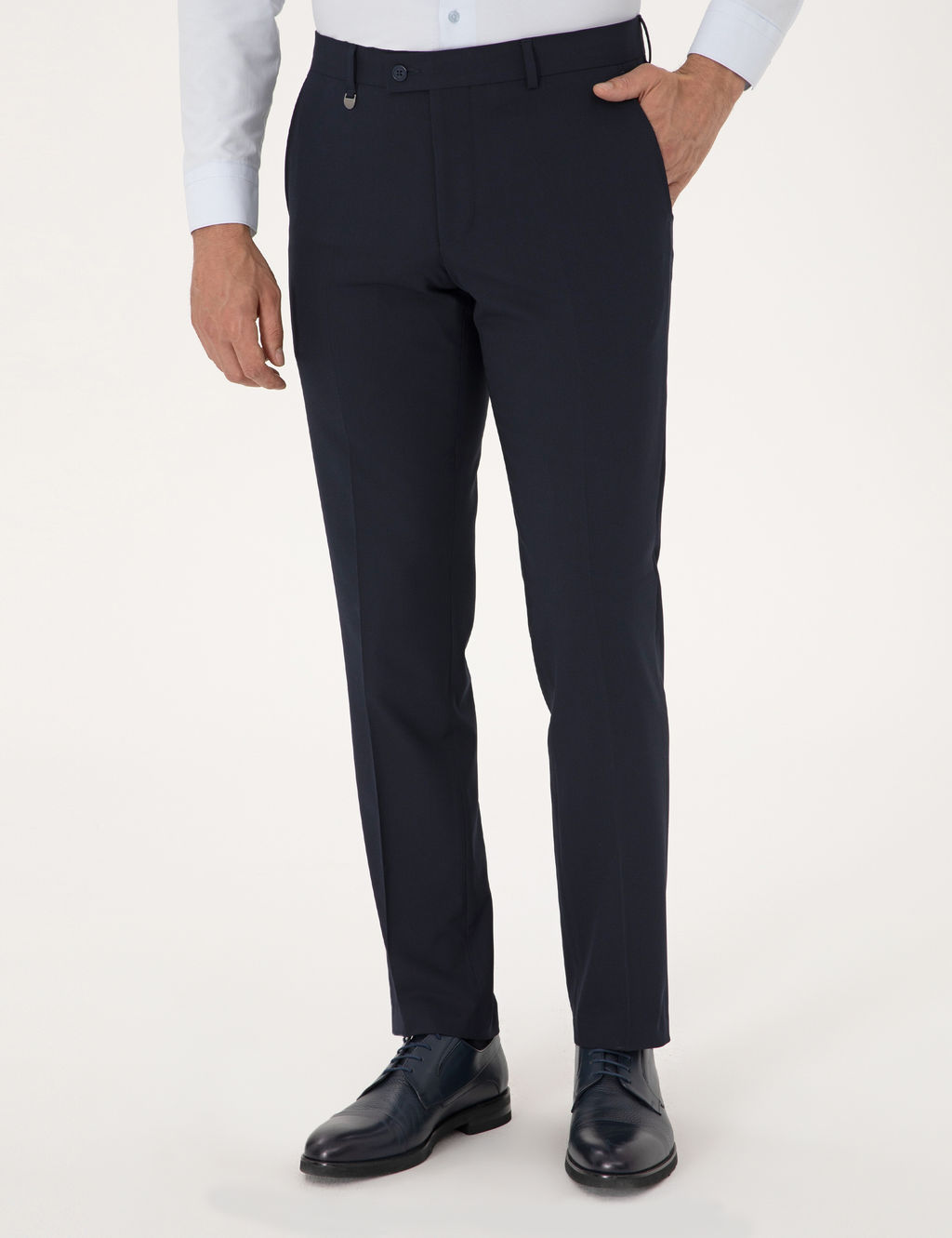 Lacivert Slim Fit Kuma_ Pantolon