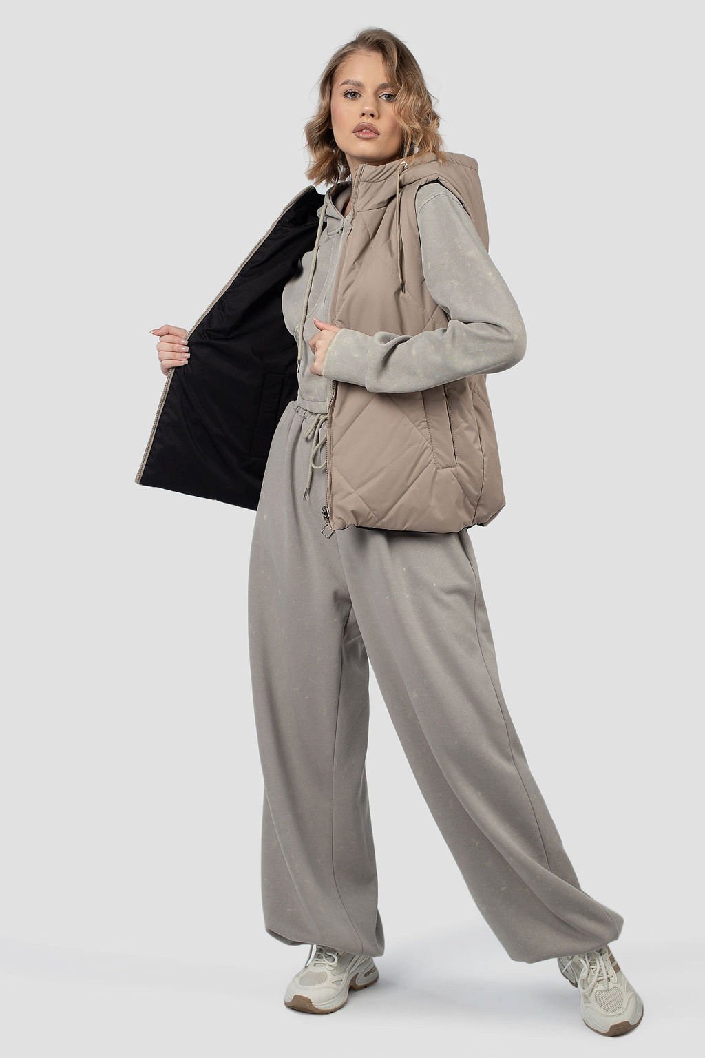 Куртка жилет двусторонняя демисезонная (синтепон 100) - El podio фото 3