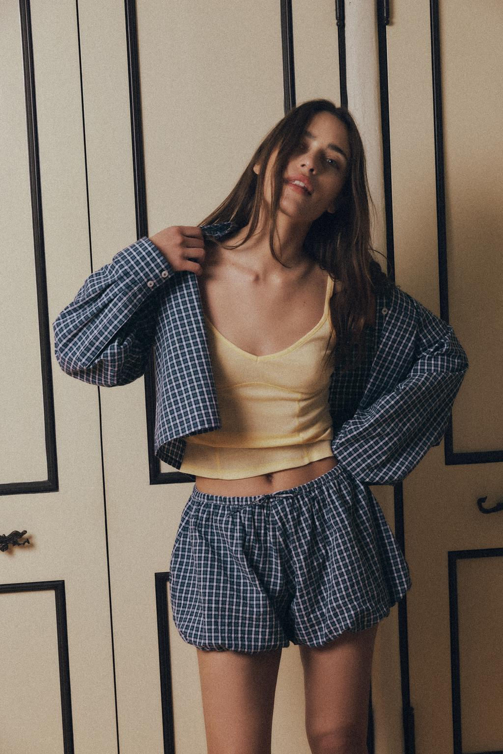 CHECK PYJAMA SHIRT - Zara фото 2