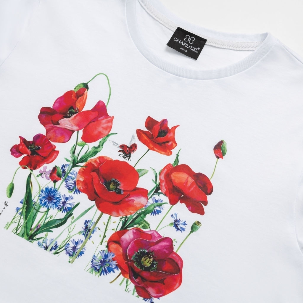 Футболка прямого кроя Великолепна уже утром - Charutti фото 12